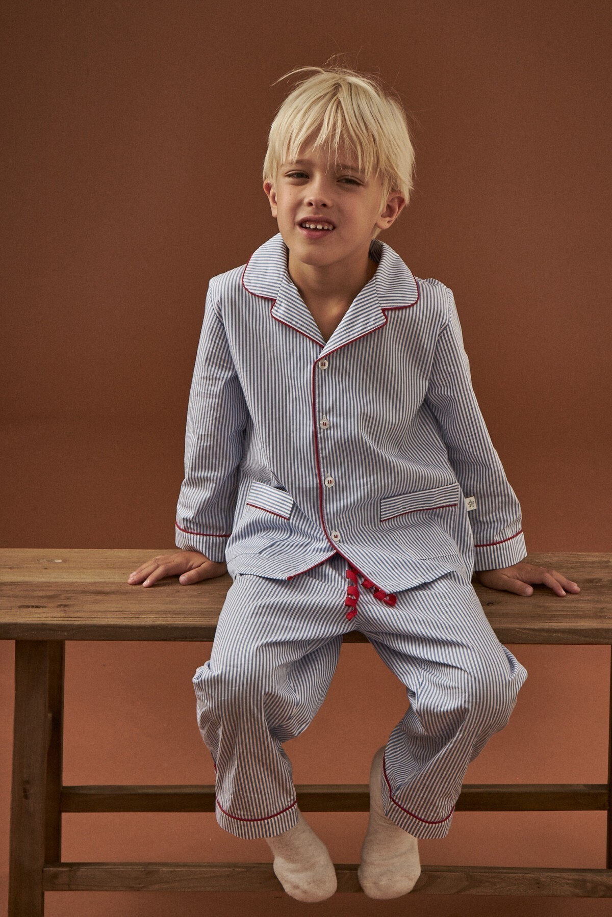 Tejida Azul - Tienda online pijamas para bebé, adulto | Letts Dream